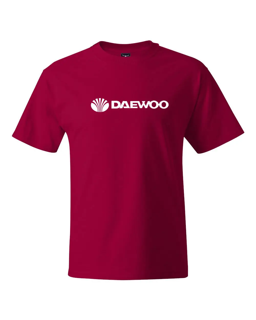 Футболка с логотипом Daewoo Motors футболки автомобилем модные новые круглым вырезом