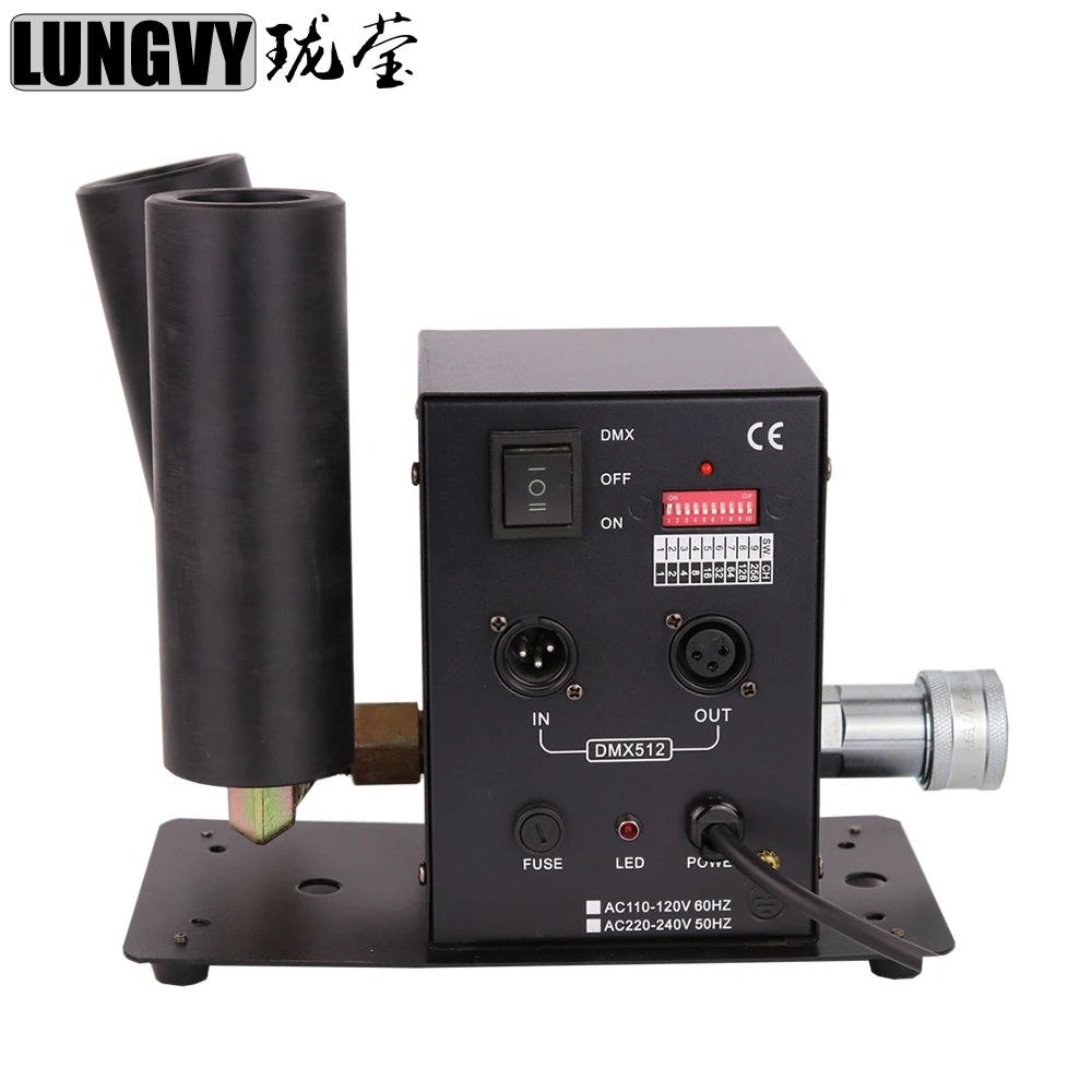 Бесплатная доставка Dmx Cryo двойная головка Co2 Jet Cannon для ночного клуба спецэффекты