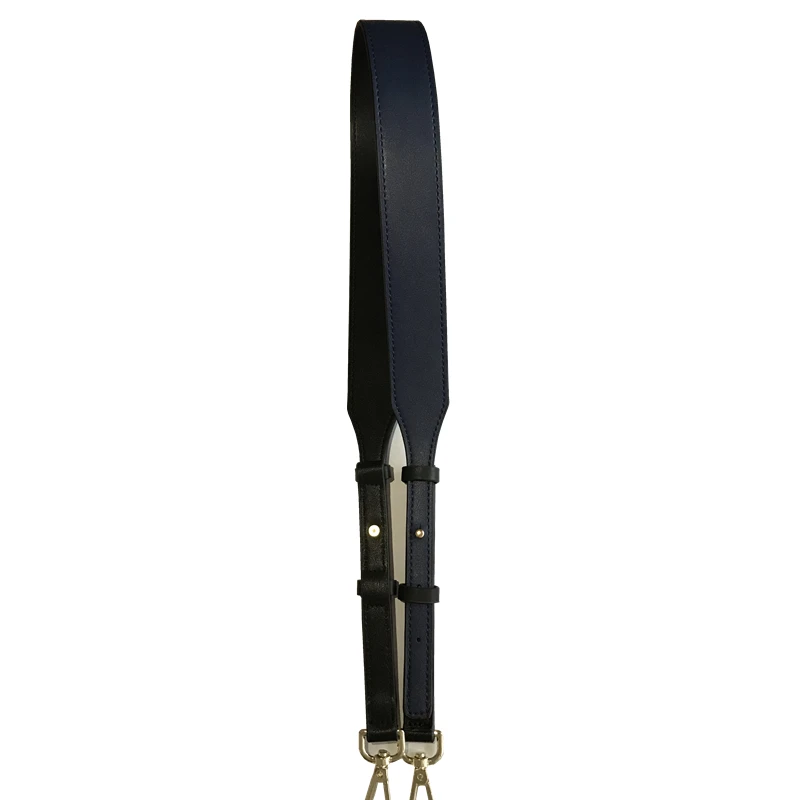 Blue black and black Широкий ремень для сумки женские ремни для сумок, аксессуары для сумок из сменный регулируемый плечевой ремень леопардовые сумочки через плечо сумка "Почтальон" на ремне - Цвет: Blue black and black