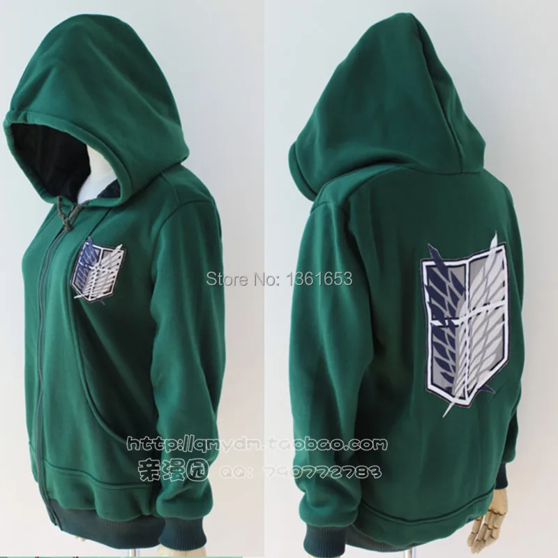 Аниме атака на Титанов куртка Толстовка Косплей Костюм Shingeki no Kyojin Eren Jaeger Вышивка
