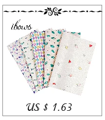 IBOWS 22*30 см, искусственная кожа, ткань, аксессуары для DIY блестящей ткани ярких Бумага бант ткань для ручной работы в стиле пэчворк Материал