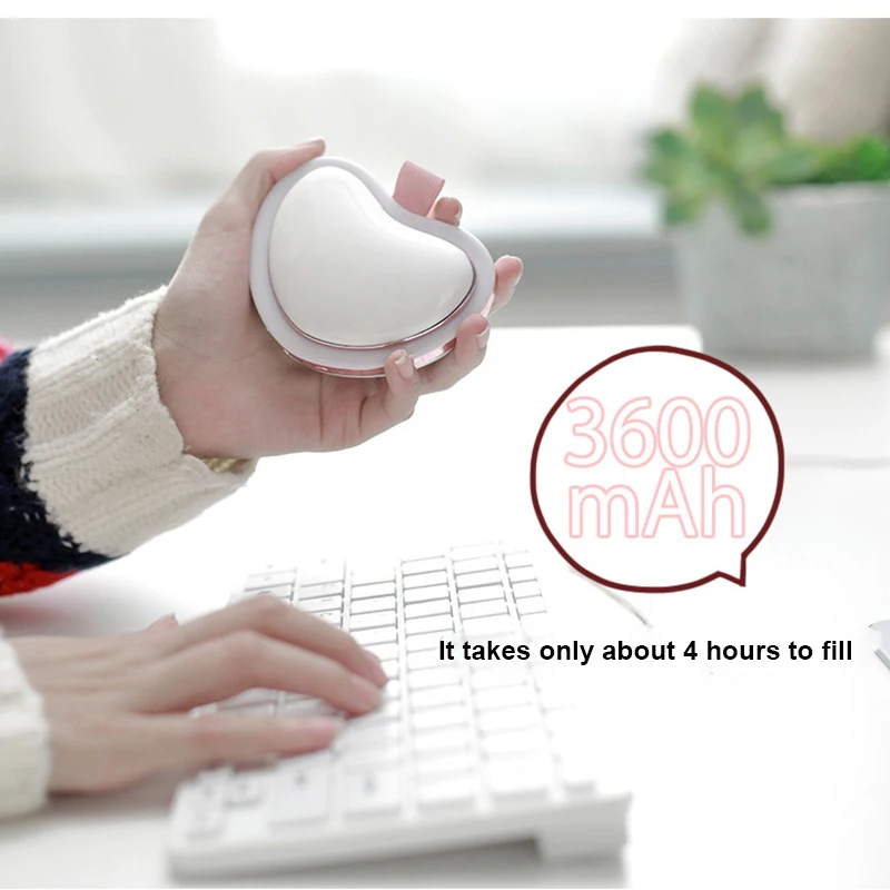 Litwod Z30 любовь ручные обогреватели creative usb для зарядки(для нанесения макияжа) со светодиодной подсветкой по краю и зеркало ручные обогреватели внешний аккумулятор «Три в одном» Новизна подарки