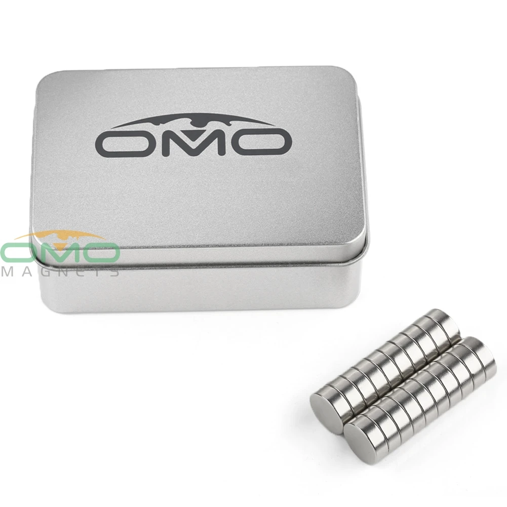OMO Magnetics 20 шт. N50 Супер Сильные круглые дисковые цилиндрические Магниты
