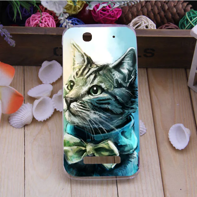 Чехол для Alcatel One Touch Idol Alpha 6032 6032A 6032X OT6032 TCL S860 Твердый чехол бабочка Тигр Роза
