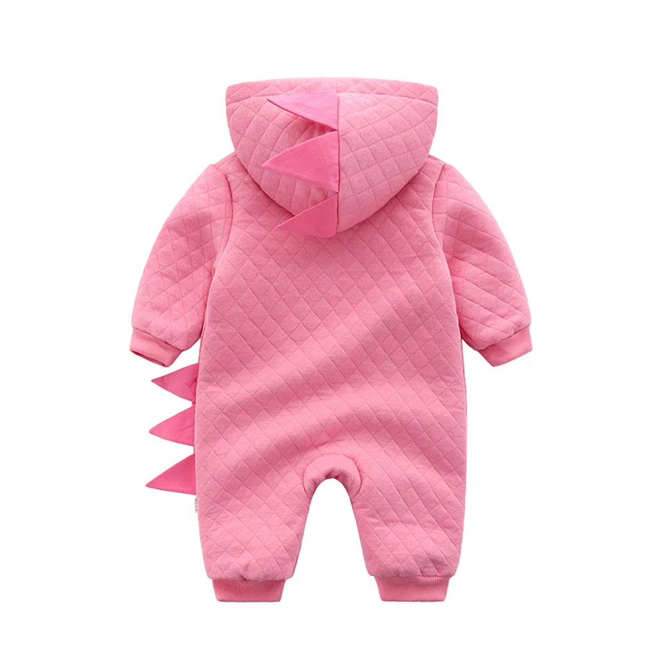 Toddler Newborn 3D Dinosaur Baby Boys Rompers Warm Spring Autumn Cotton Gilrs Jumpsuit Jumper Outfits tracksuit |