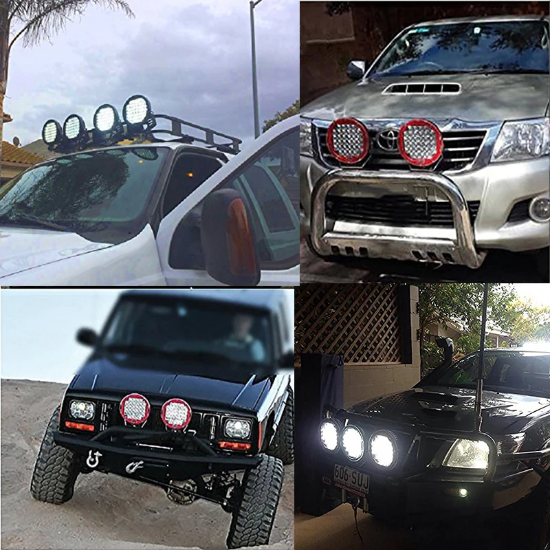 12 вольт 185 Вт Led вождения внедорожный свет для бампер багажника фары 4x4