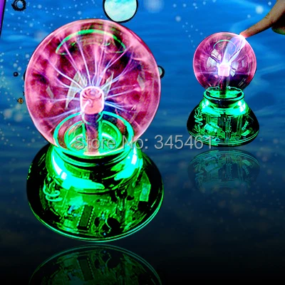 Новинка Lighiting-USB магический шар Стекло статический Plasma Ball Сфера индуцированной