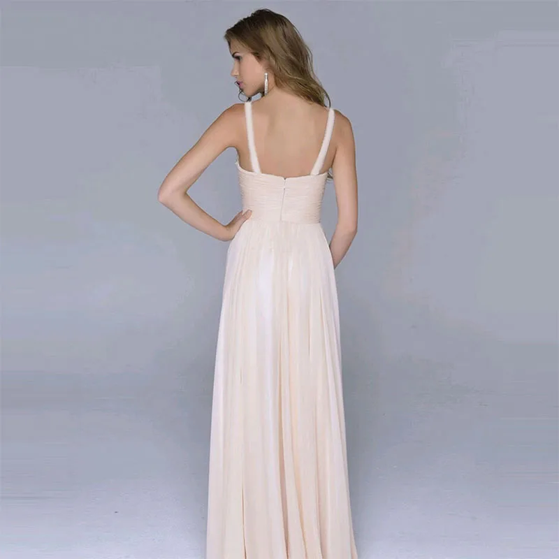 Летнее платье длинное Robe Fille D'honneur Mariage Soiree Courte Et Chic элегантные женские платья
