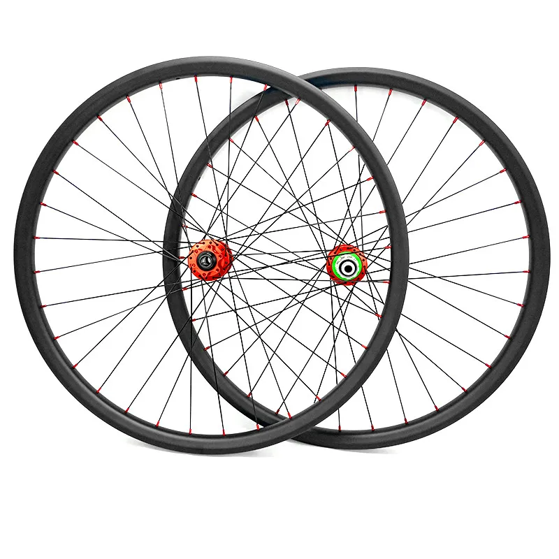 29er carbon disc mtb wheelset tubeless 27x25mm internal 22mm symmetry wheels 29 hope 4 boost 110x15mm 148x12mm | Спорт и развлечения