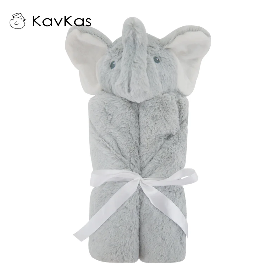 

Kavkas Baby Blankets 76x76cm Baby Bedding Winter Birthday Gift Newborn Soft Warm Coral Fleece Plush Animal Educational Plush Toy