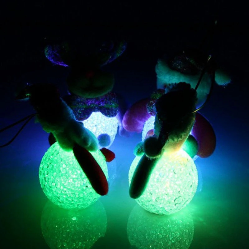 Детская светящаяся игрушка Рождественское украшение подвесной кулон для