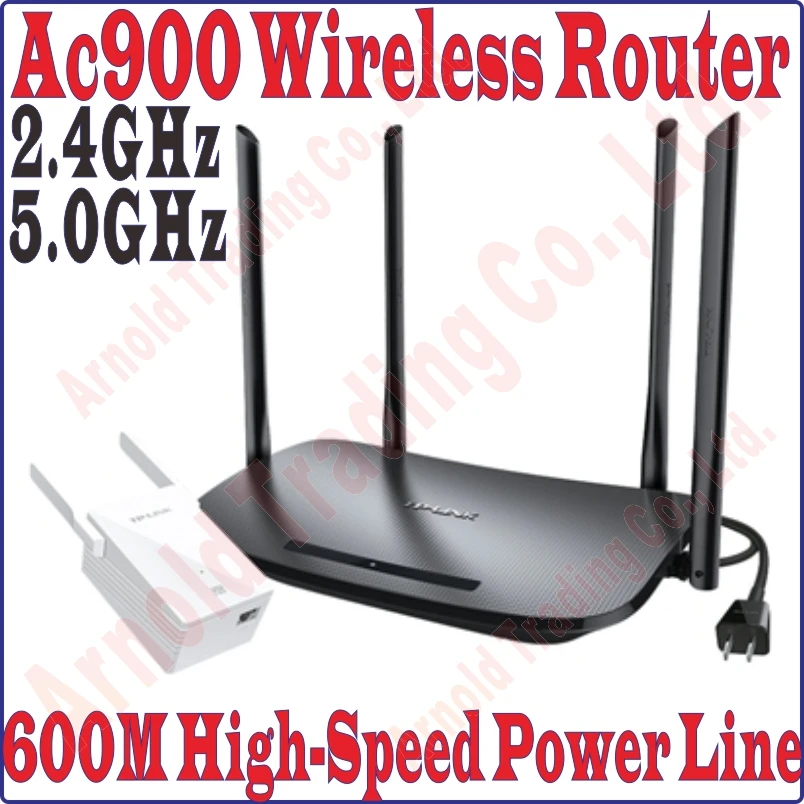 Беспроводной маршрутизатор TPLink 2 4 ГГц 450 Мбит/с Wi Fi 300 600 Мбит/с|power line adapter|power linewifi