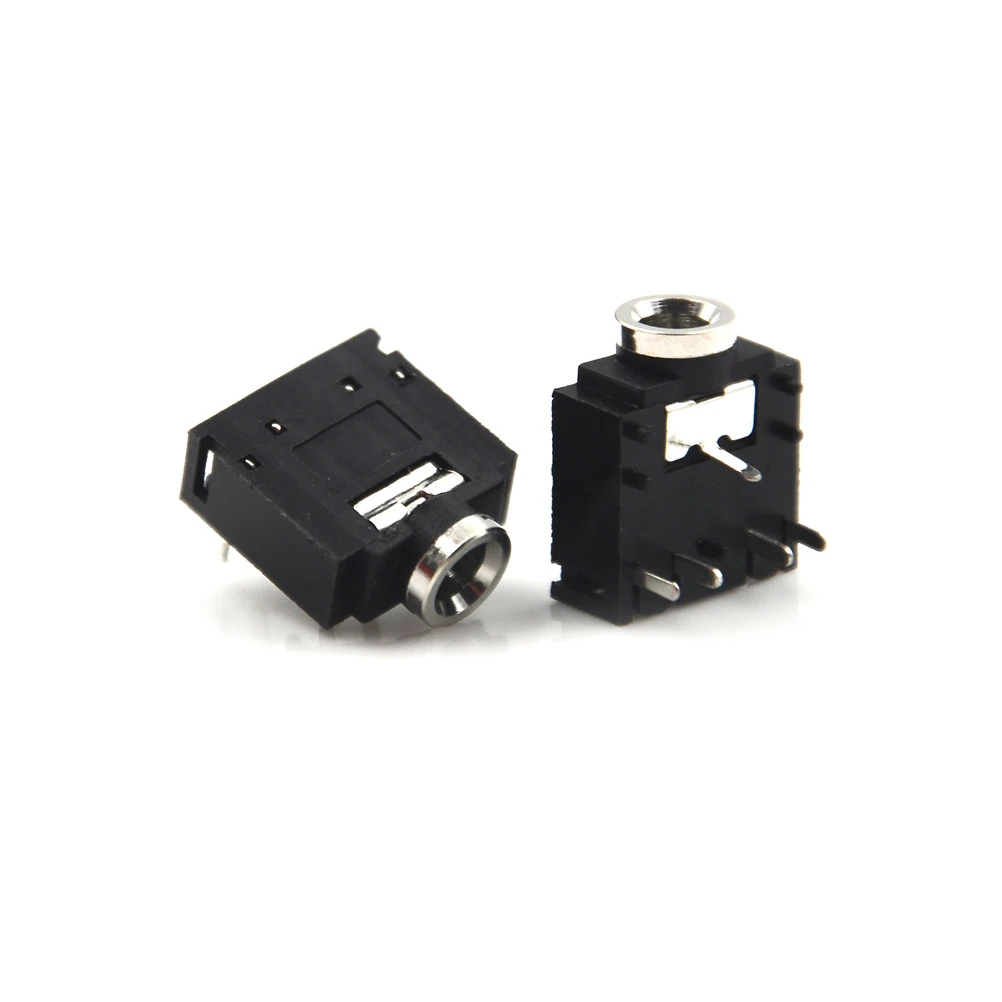 10 шт. 5 Pin 3 мм стерео разъем аудио PCB PJ 307|Соединители| |