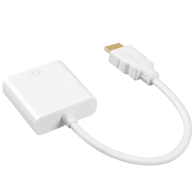 DZLST 50 шт./лот DHL Бесплатная доставка HDMI к VGA адаптер конвертер видео 1080P цифровой
