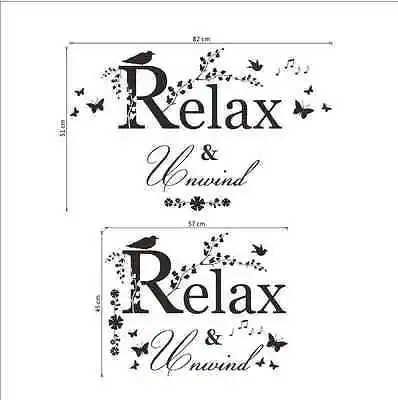 Расслабьтесь и расслабьтесь птицы цветы ветки бабочки виниловые настенные
