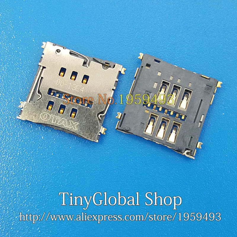 2 шт./лот Оригинальный новый разъем читатель SIM карты контакт модуль для Google nexus 5 LG