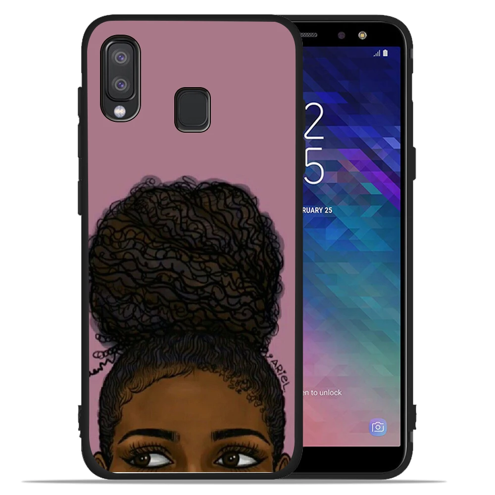 05 Мягкий силиконовый чехол для samsung Galaxy A50, чехол для девочек в африканском стиле, чехол для samsung A10 A20 A30 A40 A70 M10 M20, чехол, Etui - Цвет: 05