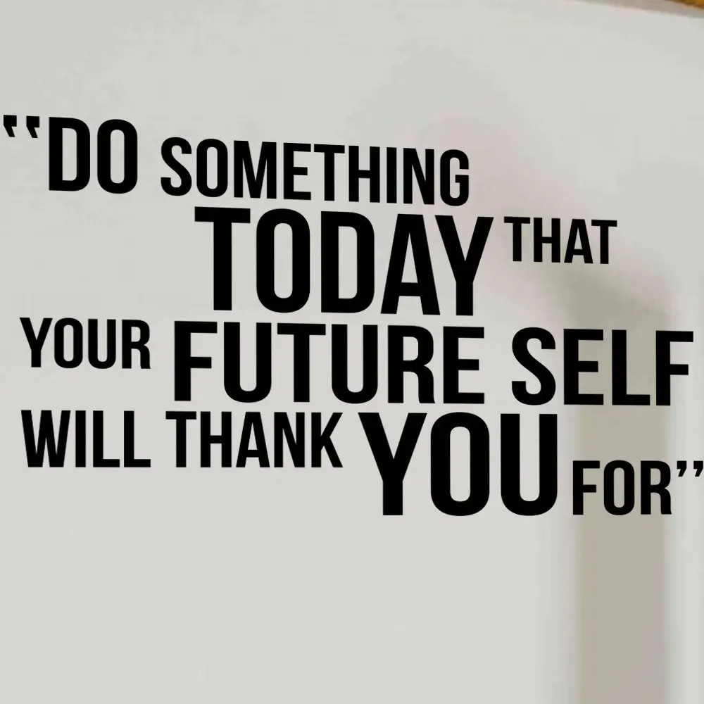 Сделай что то сегодня Мотивационная цитата наклейка на стену Виниловая в виде
