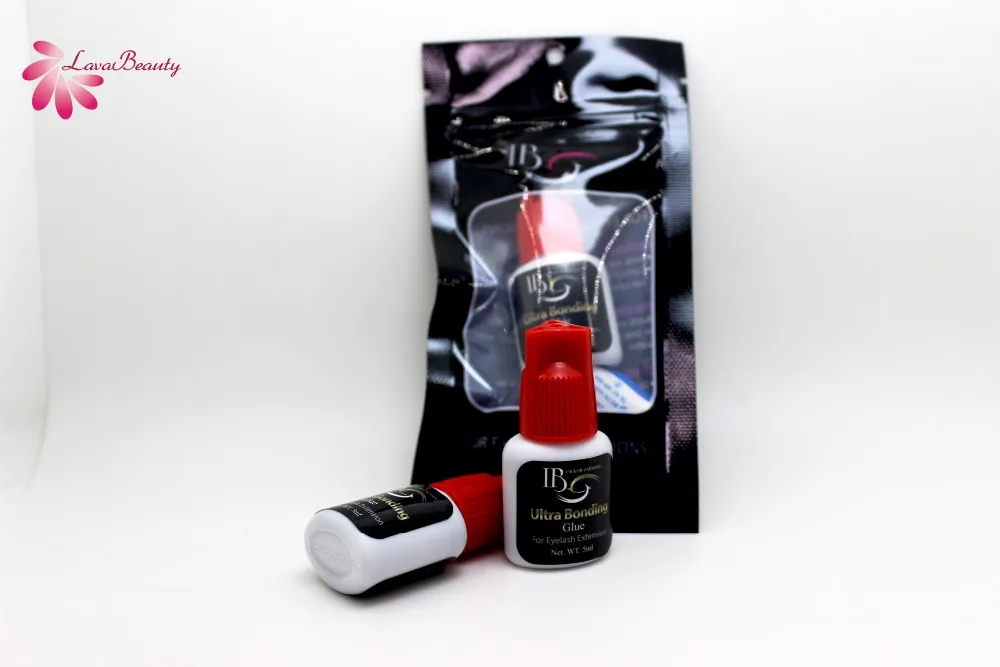 Корея IB ibeauty ультра склеивающийся клей 5 бутылок/лот быстросохнущий клей для наращивания ресниц красная крышка 5 мл