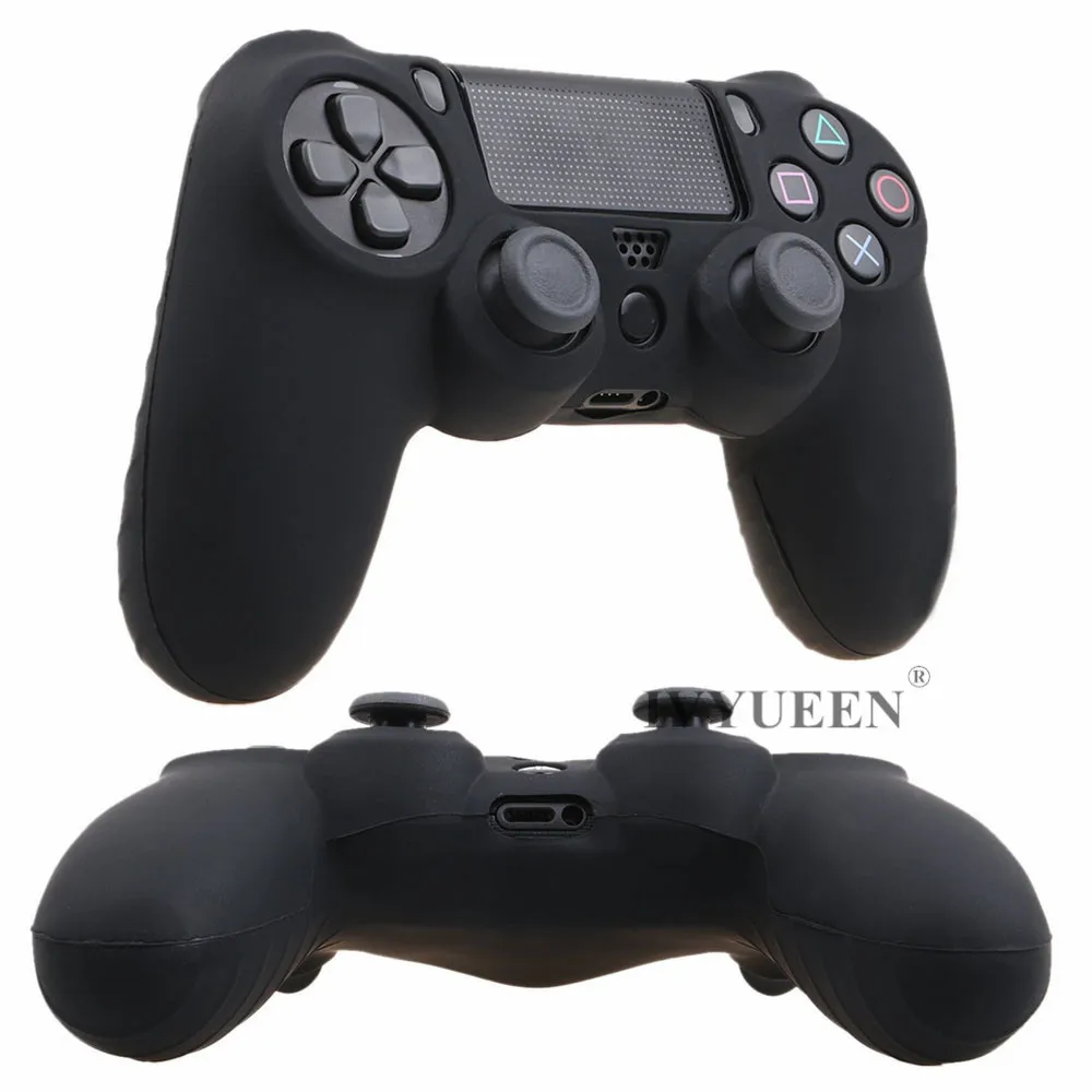 IVYUEEN для sony playstation 4 PS4 DS4 Pro Тонкий силиконовый чехол с контроллером Защитная крышка для рук колпачки для Dualshock 4