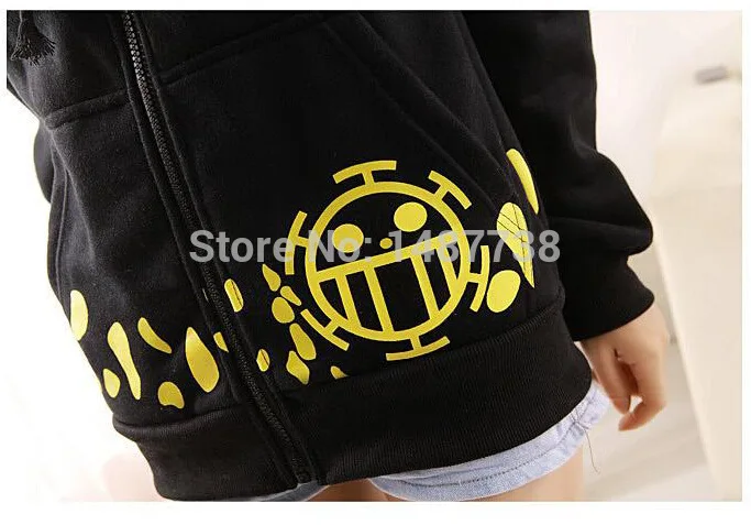 Цельнокроеные толстовки одежда Trafalgar Law свитшот костюм для косплея толстовка