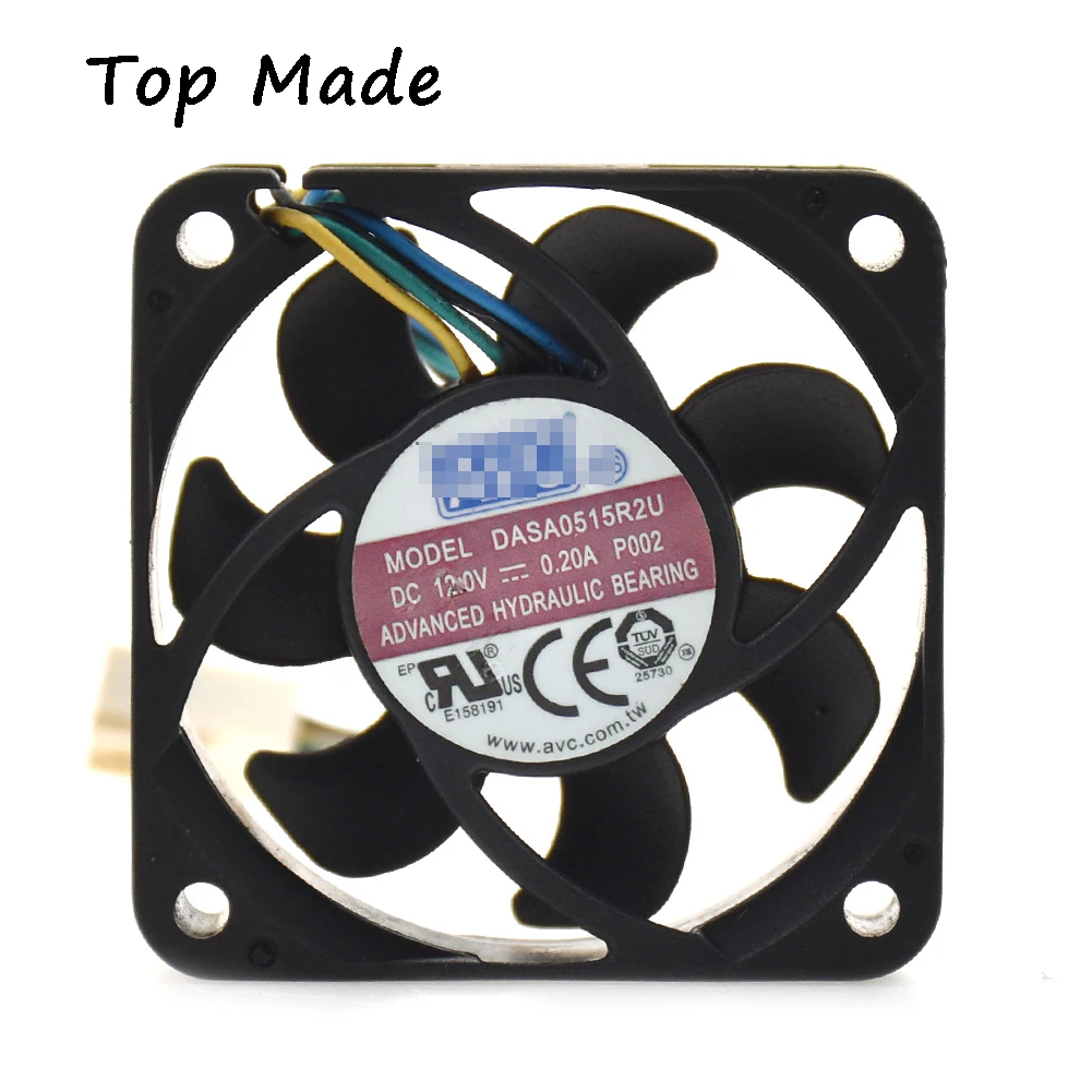 Для AVC DASA0515R2U 45*45*15 мм 12 В 0.20A 4 контактный ШИМ охлаждающий вентилятор|Кулеры и