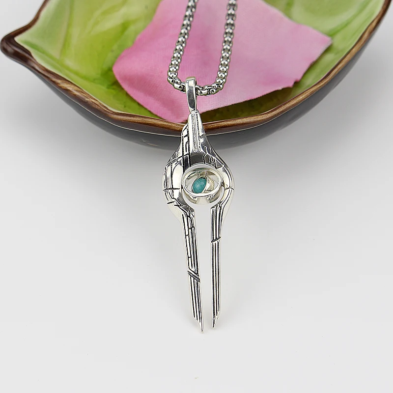 Лидер продаж ювелирные изделия из фильма длинное ожерелье с подвеской логотипом