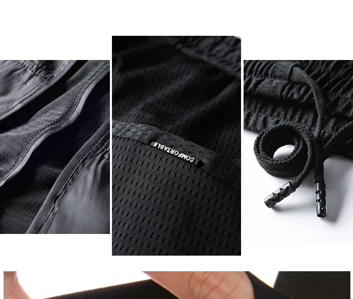 Новые летние тонкие сетчатые штаны мужские летние дышащие спортивные Slim Fit повседневные мужские Беговые тренировочные брюки мужские s брюки