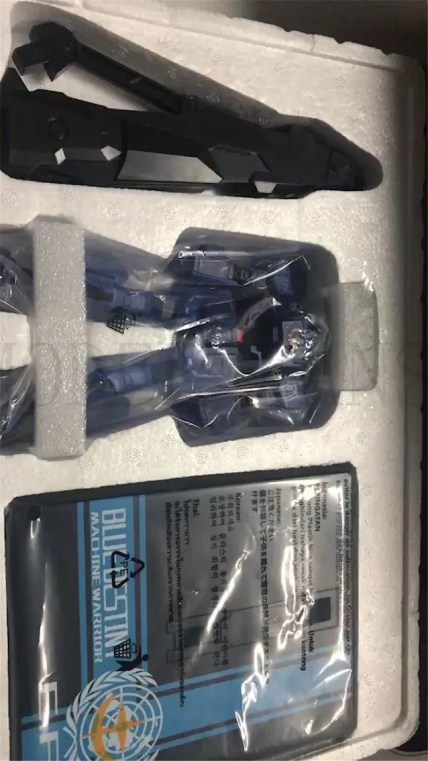 Фанаты моделей в наличии FUNHOBBY модель MB GUNDAM Blue Destiny Unit со светодиодсветильник кой и