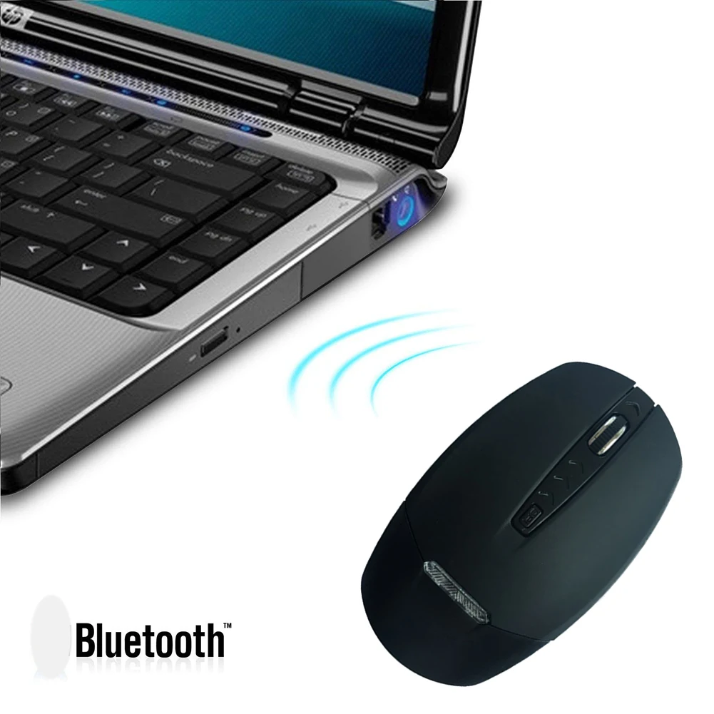 Bluetooth 4,0+ 3,0 Беспроводной Мышь Смарт курсора Управление 3 Точек на дюйм Выбор: 1600/1200/800 Мышь без Батарея для ПК, ноутбука, настольного компьютера