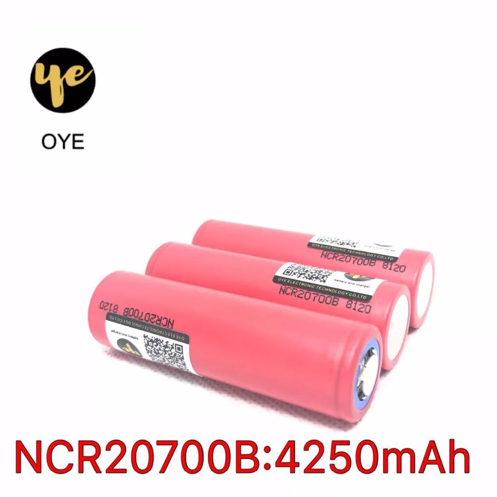 20700B Аккумулятор для Sanyo NCR20700A 4250 мАч 20A литий ионный высокой скорости Батарея