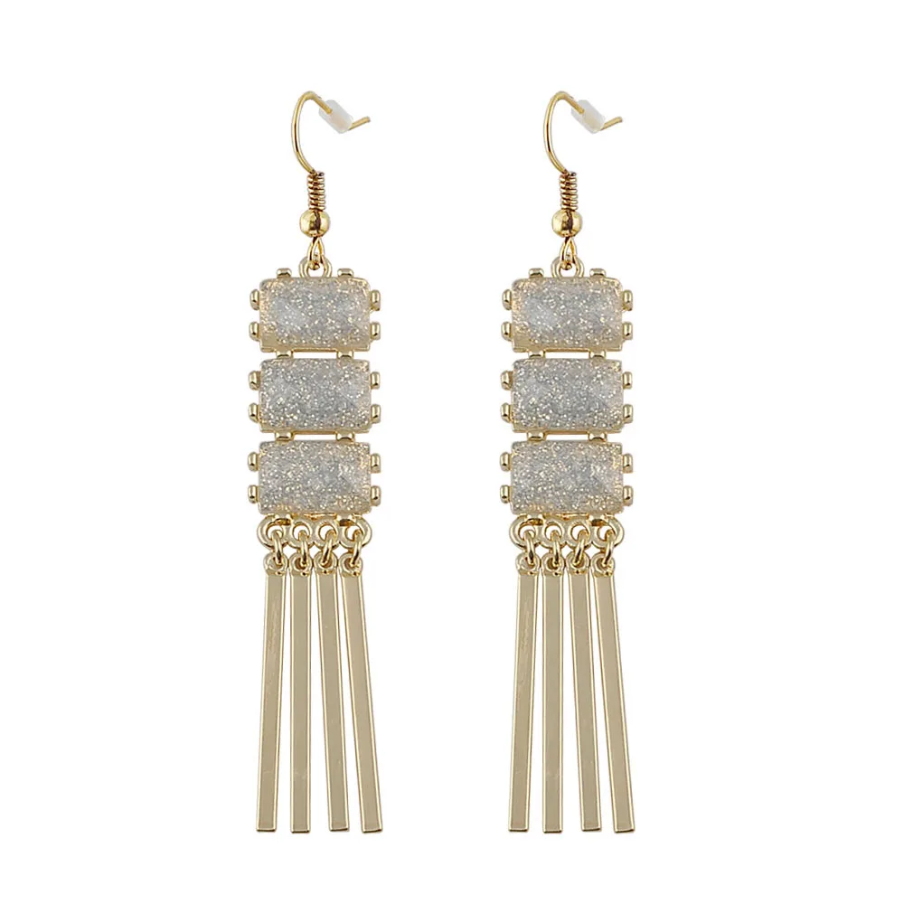 

Vintage Elegant Luxury Beautiful Dangle Earrings Fashion Geometric Earrings For Women Charm Jewelry