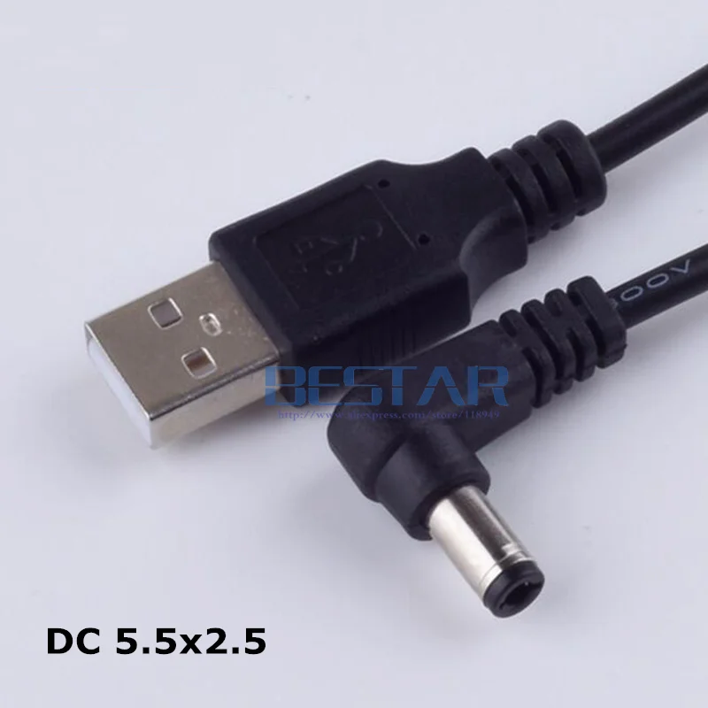 1 м 2 А USB разъем для разъема DC 5*0 7 мм 3 5*1 35 4 0*1 5 5*2 под прямым углом питания
