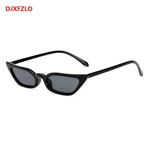 DJXFZLO Новые солнцезащитные очки кошачий Глаз Модные маленькие очки популярные индивидуальные женские модели солнцезащитные очки брендовый дизайн
