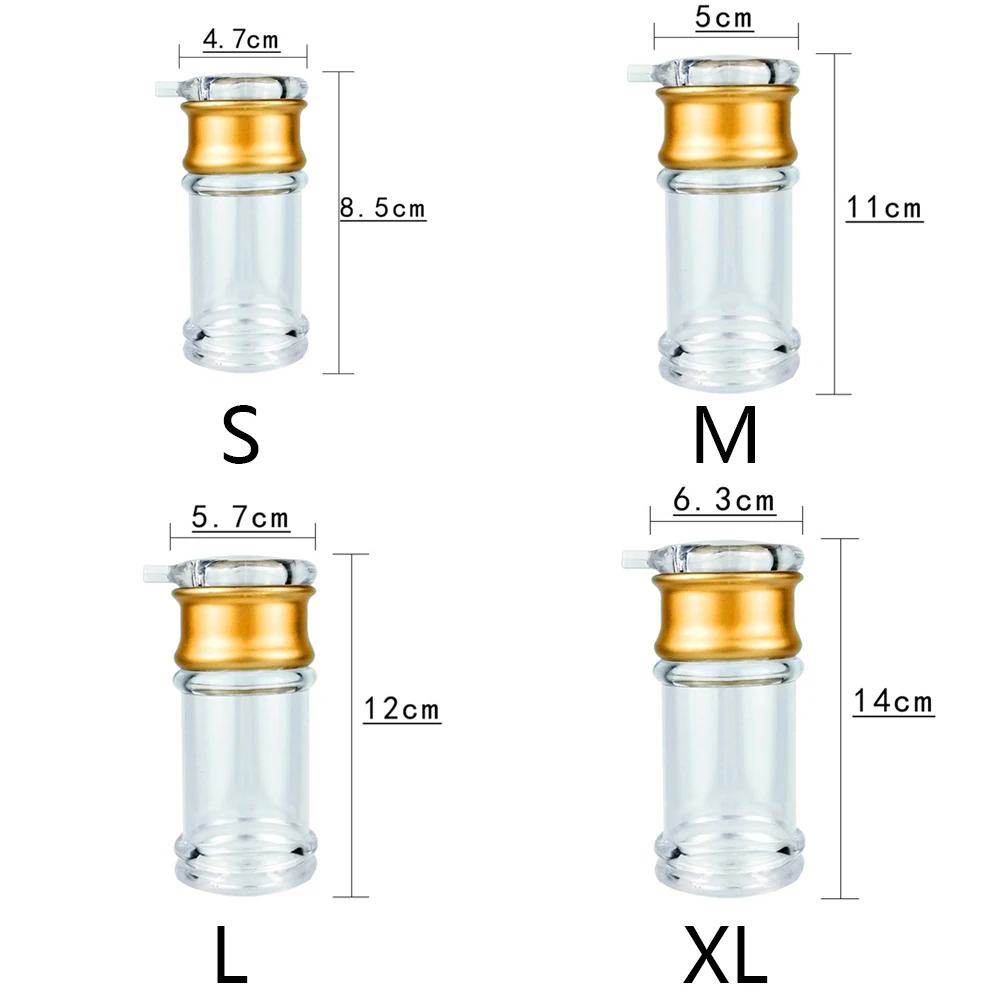 4 размера прозрачный акриловый соевый соус уксус оливковое масло бутылки барбекю