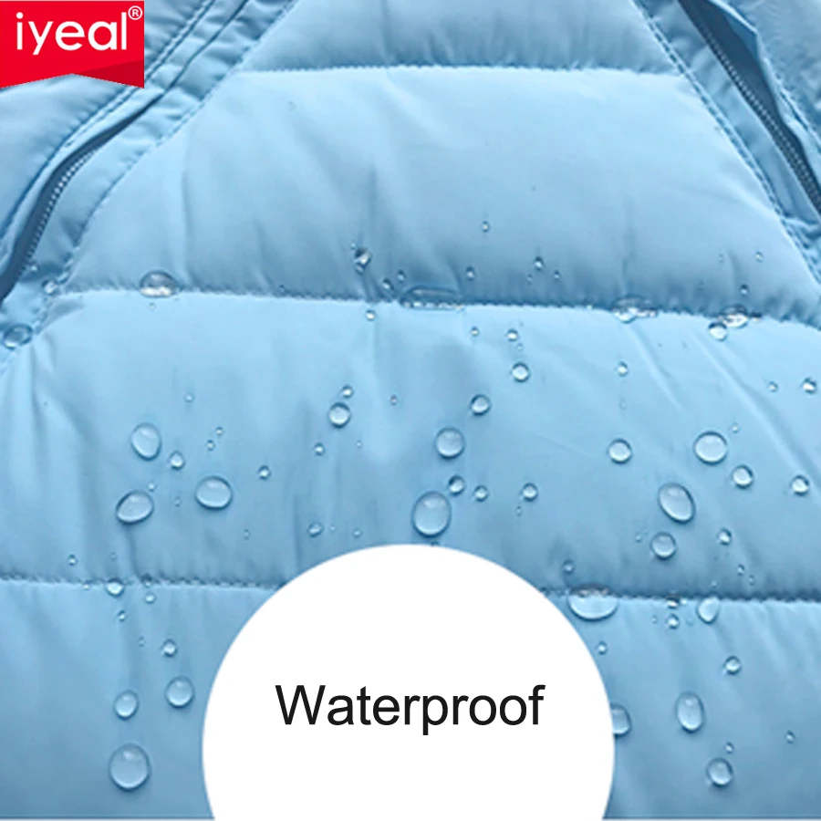 Зимний Детский комбинезон IYEAL плотная теплая одежда для новорожденных мальчиков