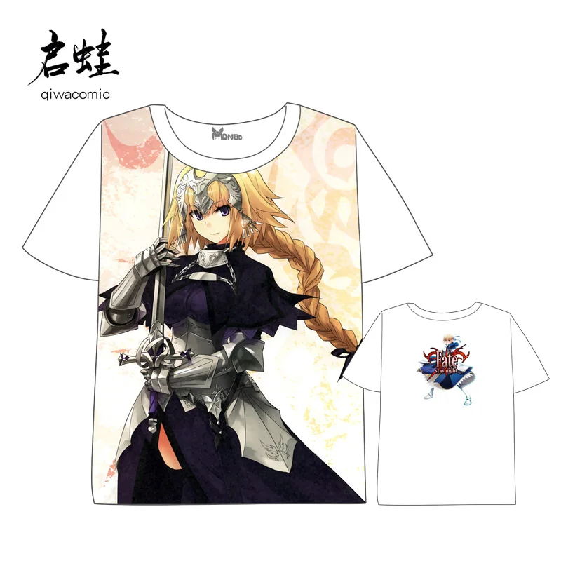 Fate zero/Fate/stay night футболка сабля для мужчин и женщин с коротким рукавом летнее