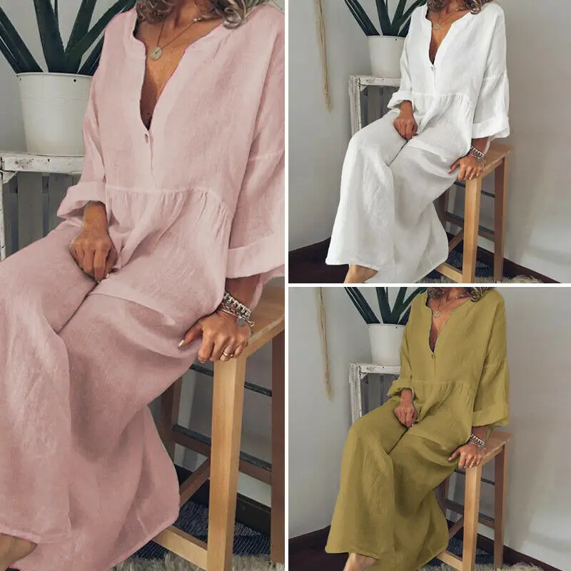 

Женское длинное винтажное, свободного покроя, с длинным рукавом «летучая мышь»