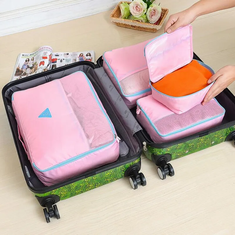 Модный Дорожный набор для хранения одежды 4 шт./лот/набор сумка домашний шкаф
