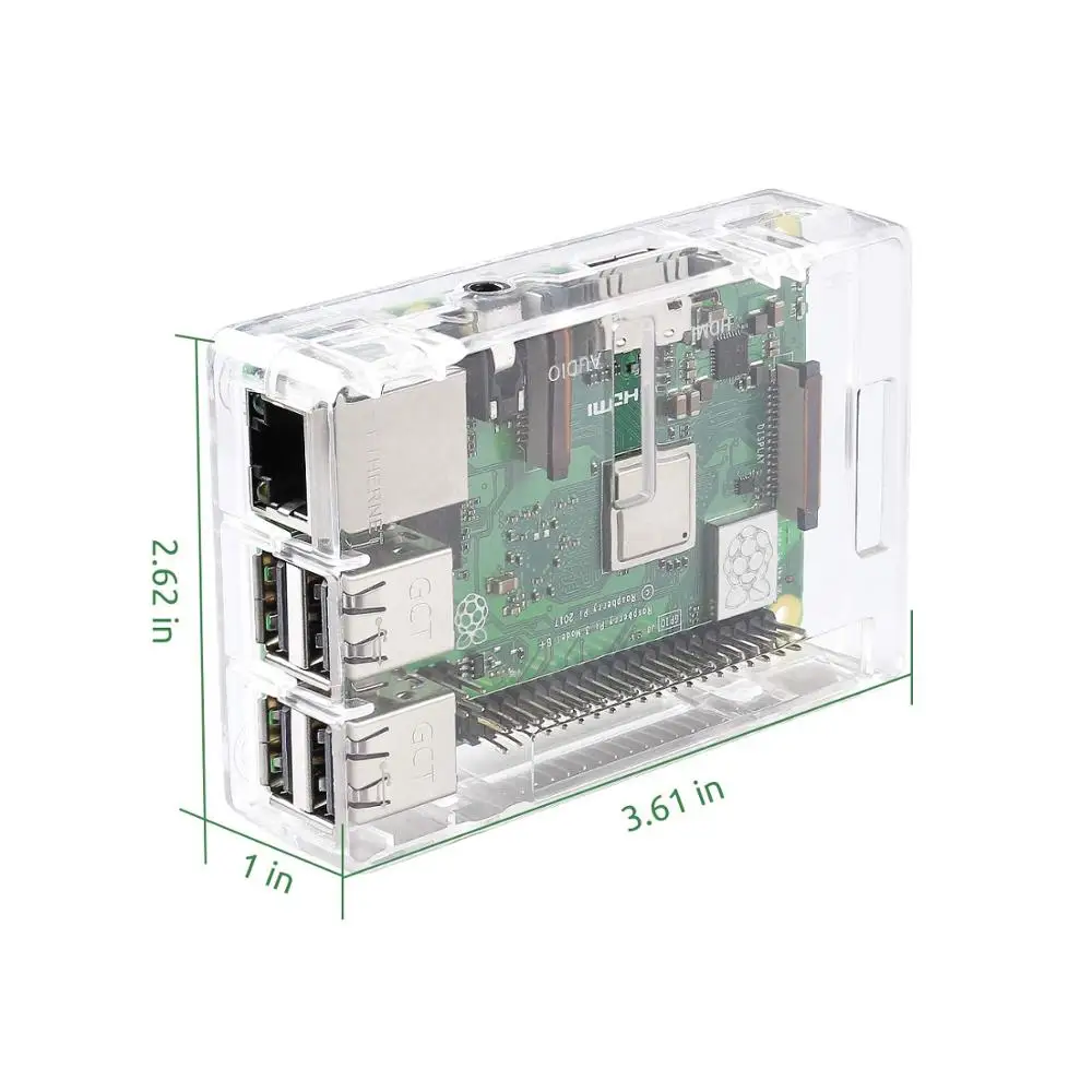 Корпус Raspberry Pi 3 Model B с охлаждающим вентилятором для + 2|Демонстрационные стенды| |