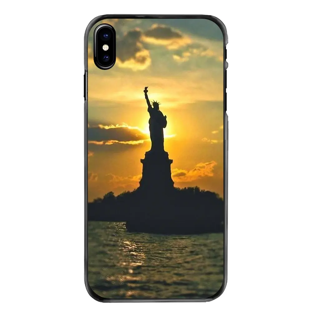 Чехлы для телефонов I Love New Нью-Йорк США Статуя Свободы iPhone 4 4S 5 5S 5C SE 6 S 7 8 Plus X XR XS Max