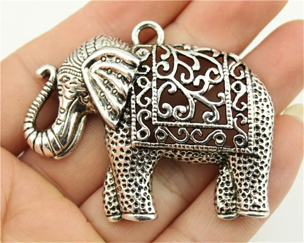 Подвеска в виде слона 5 шт. для изготовления ювелирных изделий рукоделия