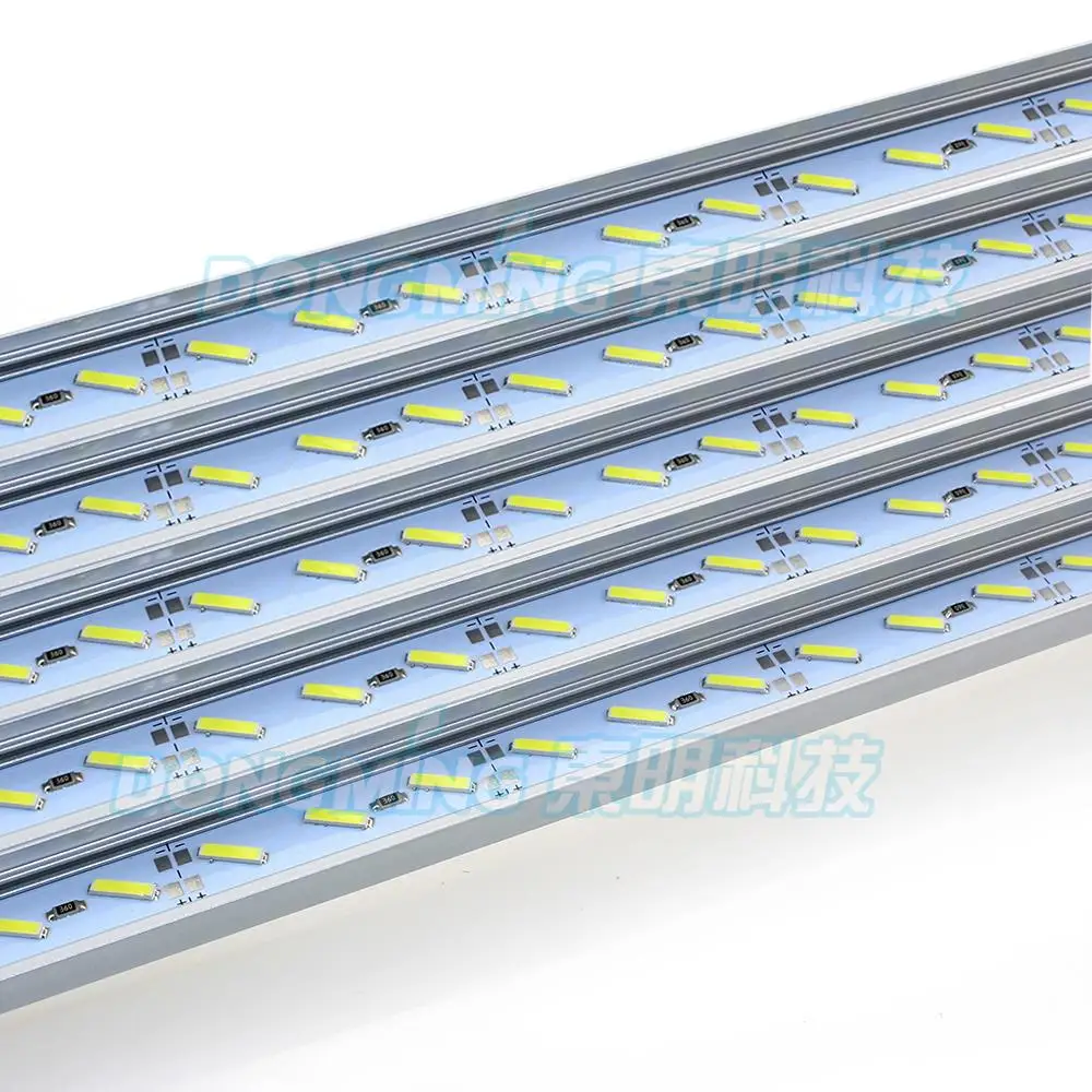 5 шт. Светодиодная лента luces 8520 алюминиевый профиль 50 см 36led 12В Белый/теплый белый