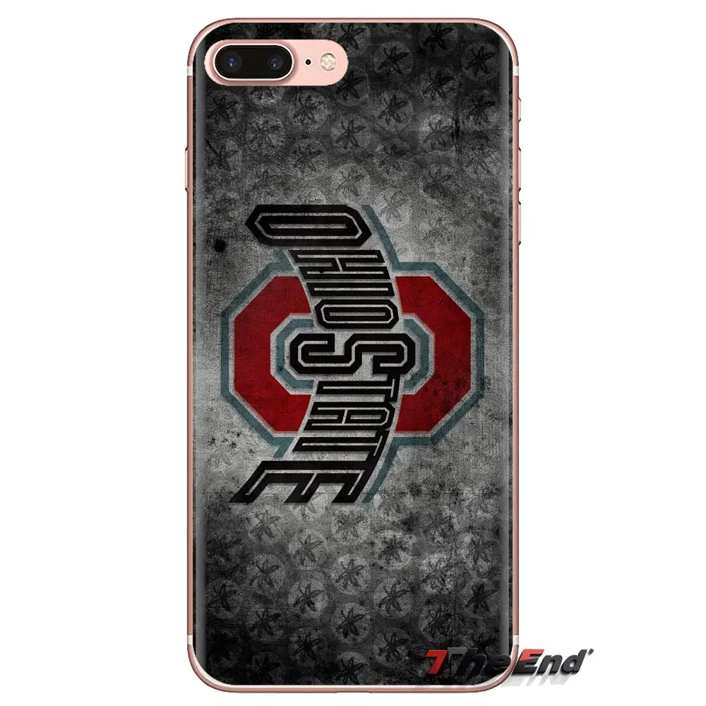Ohio State Buckeyes football team Logo For Samsung Galaxy S3 S4 S5 Mini S6 S7 Edge S8 S9 S10 Plus Note 3 4 5 8 9 Soft Case Cover |