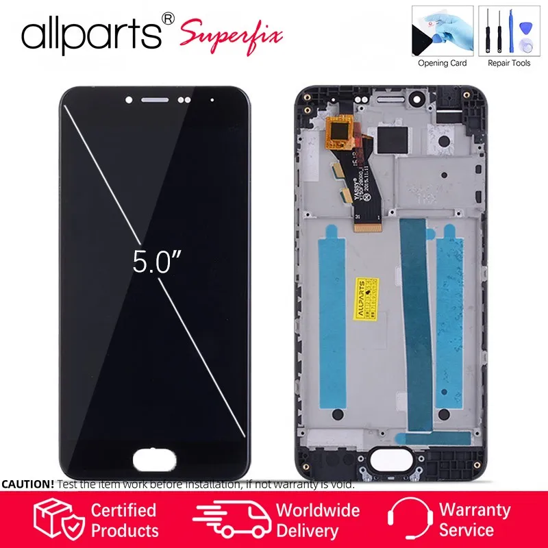 Tested New 5'' 1280x720 LCD For Meizu M3 Mini Display Touch Screen Digitizer Replacement Parts | Мобильные телефоны и