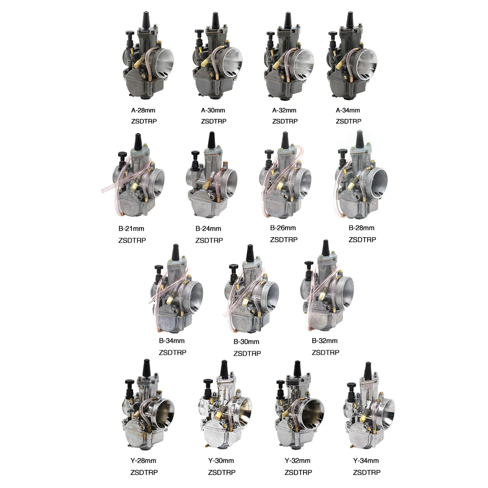 Мотоциклетный карбюратор Alconstar 21 24 26 28 30 32 34 мм PWK 2T/4T с power jet Carb гоночный Кроссовый