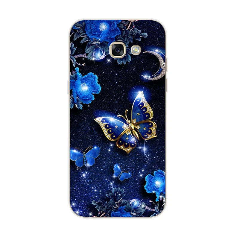 For Samsung Galaxy A5 2017 Soft Silicone Case Printing Cute Cover Cases A 5 A520F 5.2&quot Fundas Coque Bumper Capa |