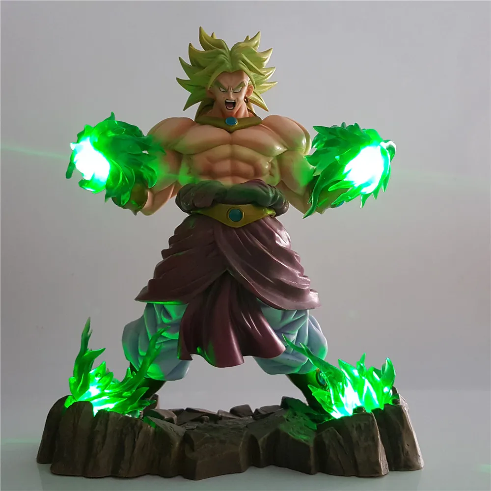 Dragon Ball Z фигурка Супер Saiyan Broli Evolution ПВХ модель DIY светодиодный Dragon Ball Light аниме Dragon Ball Супер коллекционная