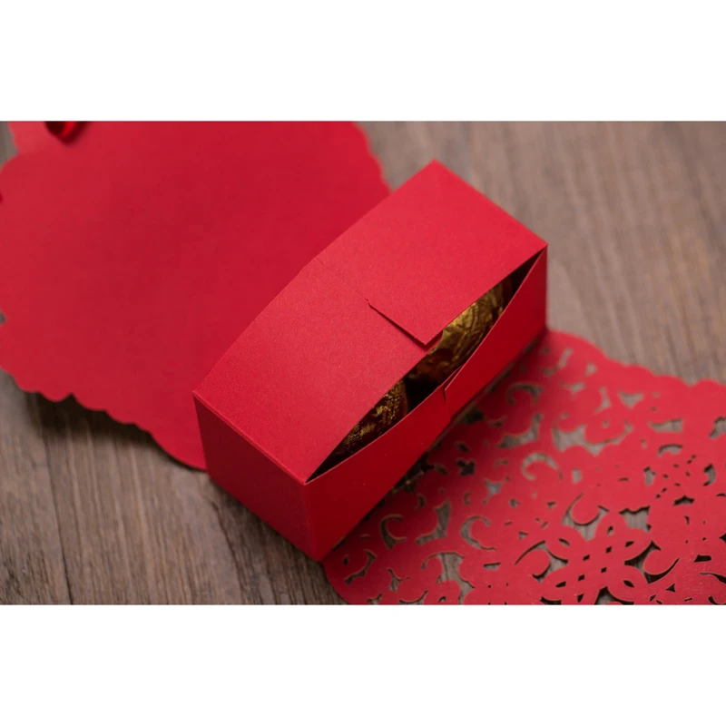 50 шт./компл. красное сердце лазерная резка полые перевозки сувениры подарок