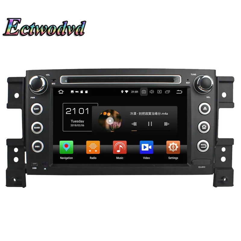 Ectwodvd Восьмиядерный 4G ram 64G rom Android 9 0 Автомобильный мультимедийный dvd-плеер
